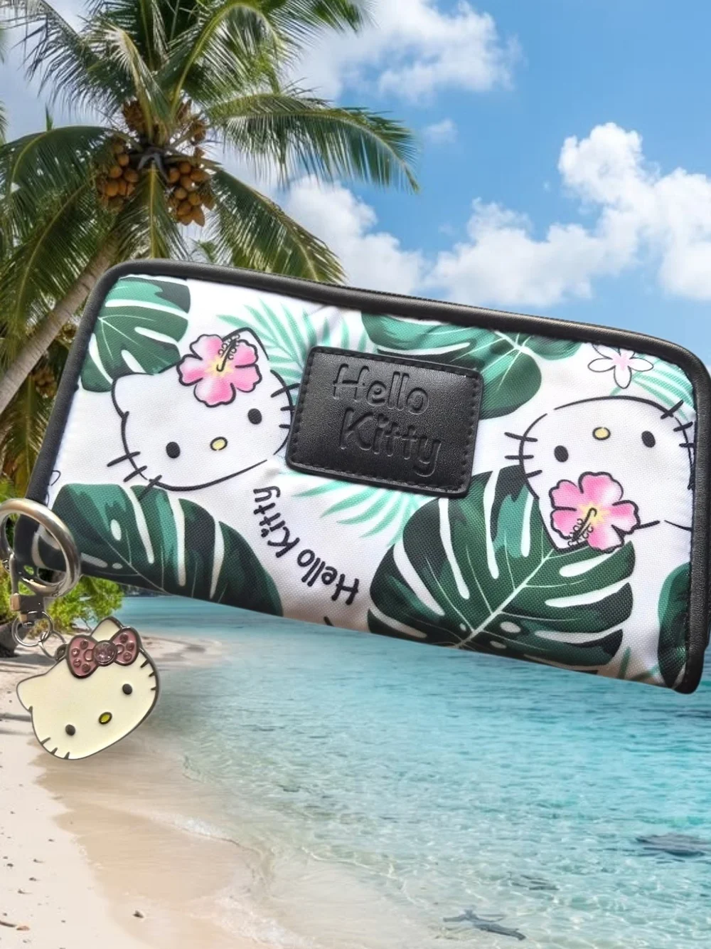 2018 Sanrio Hello Kitty Hawaiian Hawaii Tropical Wallet